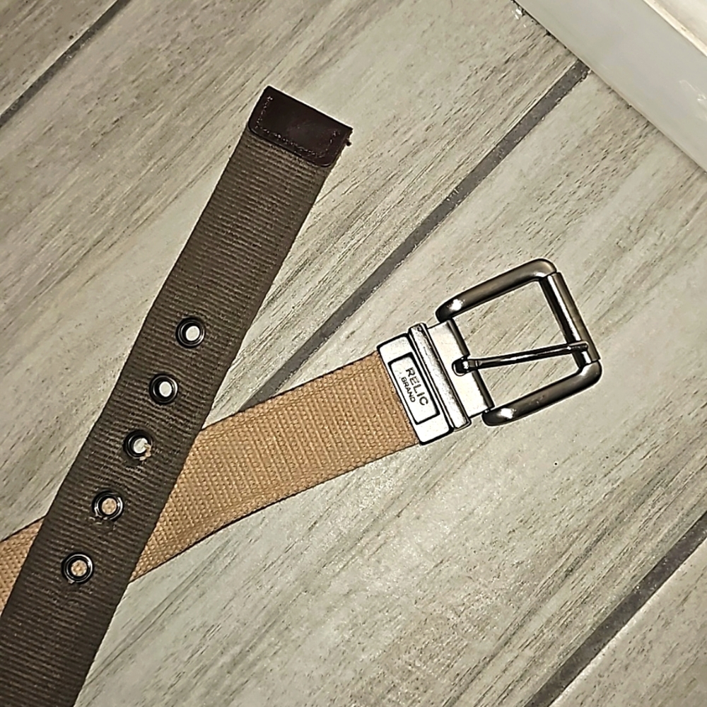 RELIC men's REVERSABLE belt